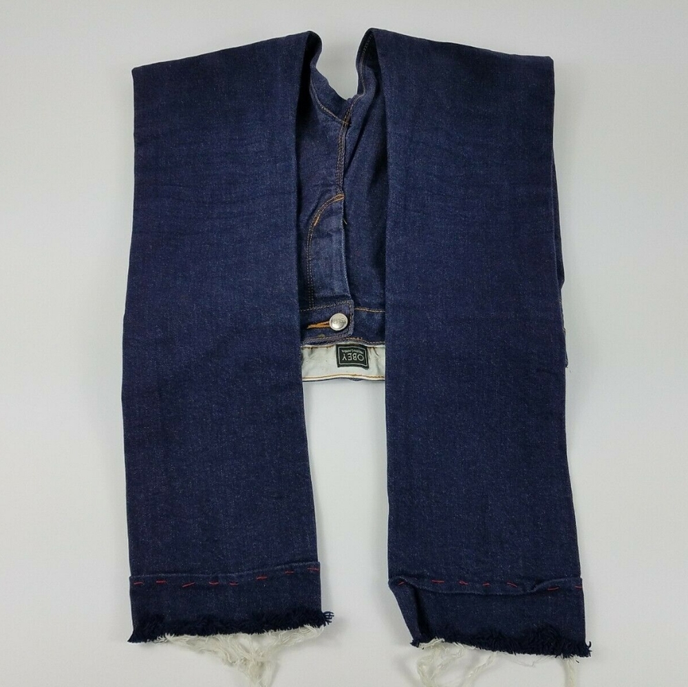 COPY - Obey Womens Size 30 Dark Blue Wash Skinny … - Picture 5 of 7